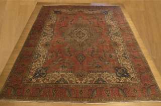   Antique 1930s Persian Tabriz Serapi Wool Rug Great Condition  