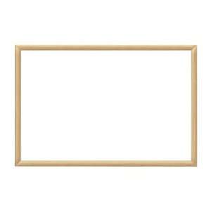   Oak Finish Frame Non Magnetic Dry Erase Board: Office Products