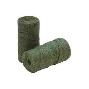  6 PACK JUTE TWINE, Color GREEN; Size 250 FEET (Catalog 
