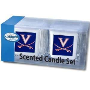  Virginia Cavaliers College Candle Set: Home & Kitchen