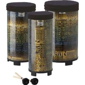   Tall Tubano Set Of 10 12 14 W/ Volume Control Caps And Mallets Island
