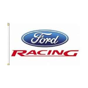 FORD RACING WHITE 3 X 5 FLAG 