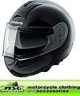 schuberth c3 flip motorcycle helmet gloss black large returns accepted