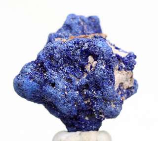 DEEP BLUE Azurite Crystal Cluster Mineral Specimen Malachite Rosettes 
