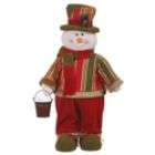   standing snowman boy size 7 x 3 x 14 material fabric polyester