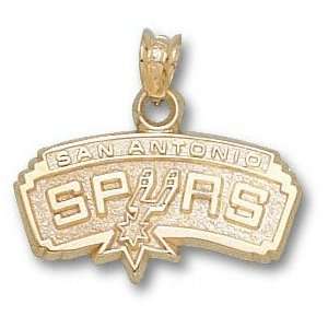  San Antonio Spurs 14K Gold Spur Logo 5/8 Pendant Sports 