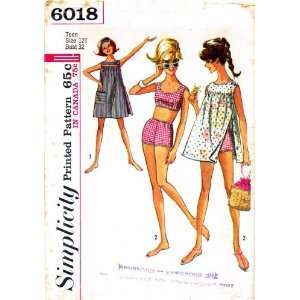   6018 Sewing Pattern Bathing Suit Dress Size 12: Arts, Crafts & Sewing