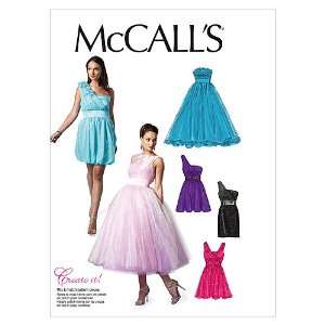 McCalls Patterns M6466 Misses Lined Dresses and Flower, Size AAX (4 