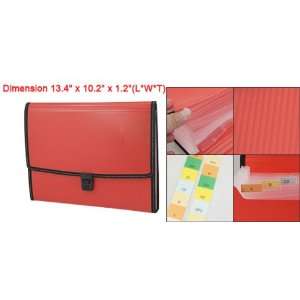   Texture Briefcase 13 Slot Document Organizer Holder: Office Products