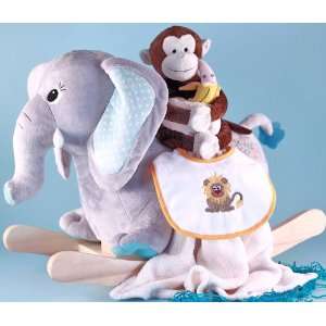  Elephant Rocking Horse Baby Gift Set for Boys Baby