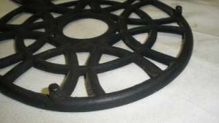   Cast Iron Wood stove Stove Pipe 3 Shelf Plate Warmer And Trivets 1882