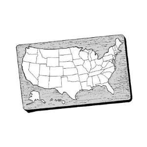  USA Map Puzzle Plan (Woodworking Plan)