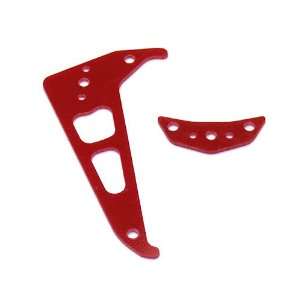  Xtreme Racing G 10 Tail Fin Set, Red T Rex 250 Toys 