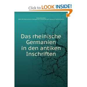   ¤ologisches Institut. RÃ¶misch Germanische Kommission Riese Books