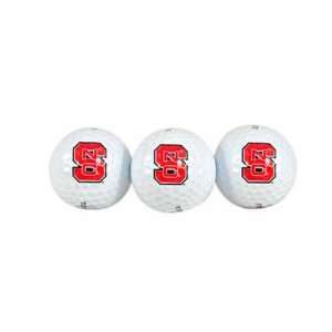 NC State Set of 3 Golf Balls