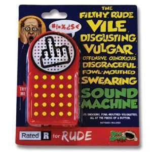   Foul Mouthed Swearing Machine   Batteries Included Toys & Games
