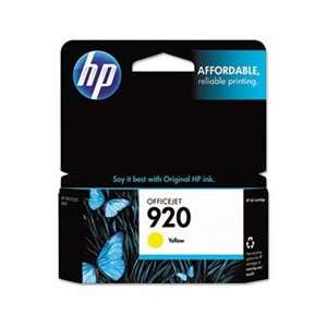  CH636AN (HP 920) Ink, 300 Page Yield, Yellow: Office 