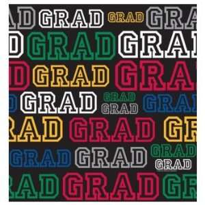    Colors of Graduation Plastic Tablecloth