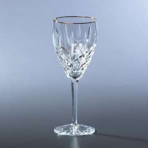 Waterford Crystal Araglin Gold Water Goblets  Kitchen 