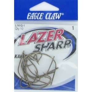   Lazer Sharp Kahle Hook Bronze Size 1 10pk per box: Sports & Outdoors