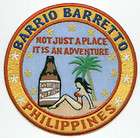 SUBIC, OLONGAPO PHILIPPINES PATCH, GIRL IN BIKINI AND SAN MIGUEL BEER 