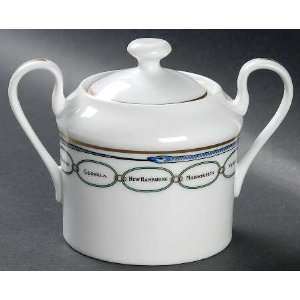  Woodmere George Washington Sugar Bowl & Lid, Fine China 