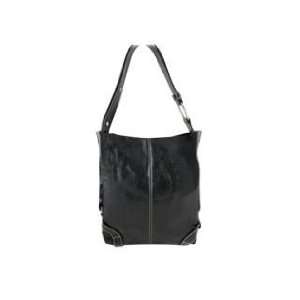  ESPE Black Real Bucket Crossbody Purse Shoulder Bag 