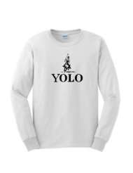 YOLO Long Sleeve T shirt You Only Live Once Drake YMCMB Take Care Long 