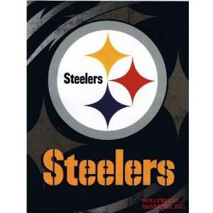  Pittsburgh Steelers Queen Raschel Plush Blanket 
