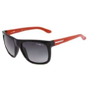 Arnette Sunglasses Fire Drill / Frame Gloss Black with Red Temples 