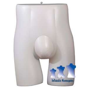  Inflatable Mannequin, Male Brief Form, Ivory