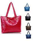 Fashion Lady Shoulder Bright Nylon Handbag Satchel Tote Purse Girl Bag 