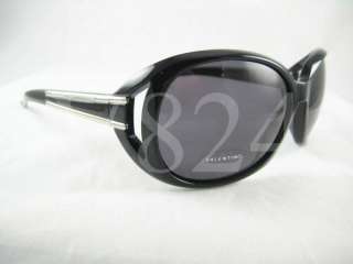 Valentino V 5536 Sunglass Shiny Black Smoke V5536 D28  