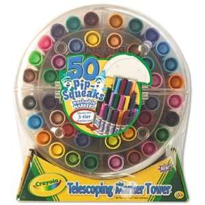 com Crayola Products   Crayola   Telescoping Pip Squeaks Marker Tower 