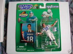 1998 Peyton Manning Starting Lineup SLU Rare Colts RC  