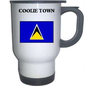  Saint Lucia   COOLIE TOWN White Stainless Steel Mug 