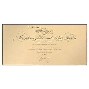  Luminesce Invitation with Standard Cream Wallet Envelope 