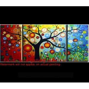   Oriental Painting Modern Abstract Feng Shui Art 10 648: Home & Kitchen