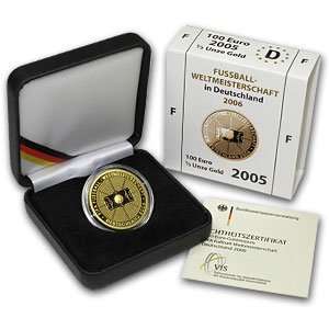  Germany 2005 100 Euro Gold Coin (.500 ozt AGW): Toys 