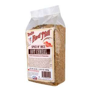 Bobs Red Mill Spice N Nice Cinnamon Raisin Hot Cereal, 24 ounce 