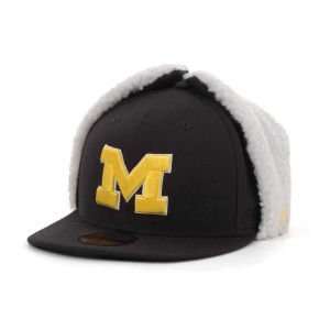 Michigan Wolverines New Era NCAA 59FIFTY Dog Ear w/White Cap  