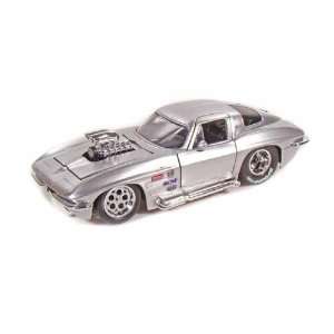  1963 Chevy Corvette Stingray Blown 1/24 Silver: Toys 
