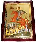 Saint St Nicholas   Orthodox Byzantine icon on wood handmade   from 