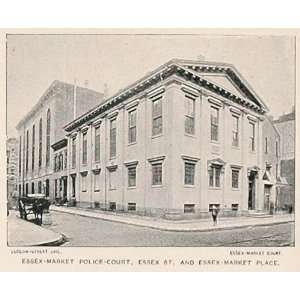  1893 Print Essex Market Police Court New York City NYC 