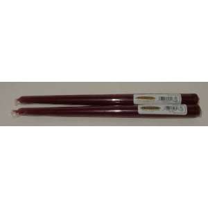    Florasense Burgundy 12 Taper Candle 2 Pack 
