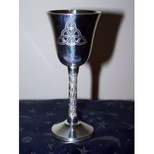  Triquetra Design 4 Silver Plated Chalice 