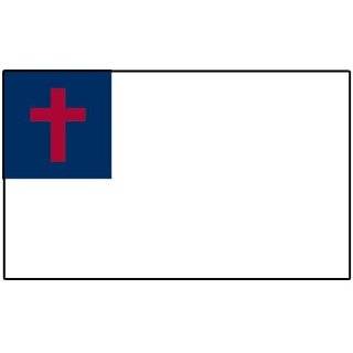  Christian Flag   3 foot by 5 foot Polyester (NEW) Sports 