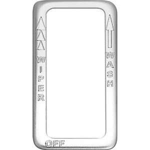   Stainless Steel Wiper Wash Switch Plate International: Automotive