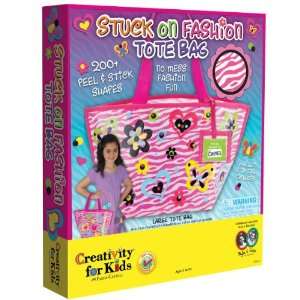    Creativity For Kids Stuck On Fashion Tote Bag: Toys & Games