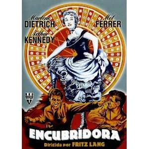  Rancho Notorious Poster Spanish 27x40 Marlene Dietrich 